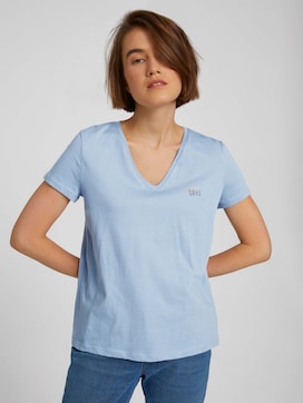 T-Shirt mit Print aus Bio-Baumwolle - 5 - TOM TAILOR Denim