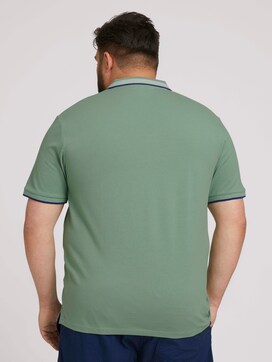 Poloshirt mit Schriftzug am Kragen - 2 - Men Plus