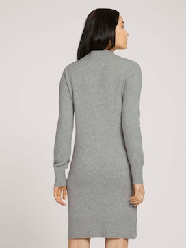 Knitted dress with a stand-up collar - 2 - TOM TAILOR
