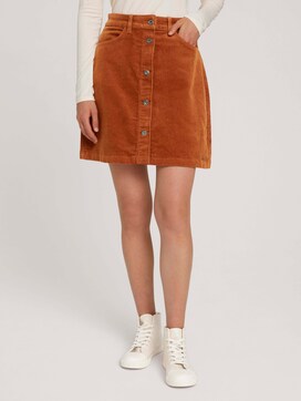 Mini cord skirt - 1 - TOM TAILOR Denim