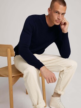 light structured sweater - 5 - TOM TAILOR