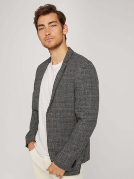 Patterned jacket in a wool look - 5 - TOM TAILOR