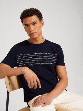 T-Shirt mit Schriftzug aus nachhaltiger Baumwolle - 5 - TOM TAILOR Denim