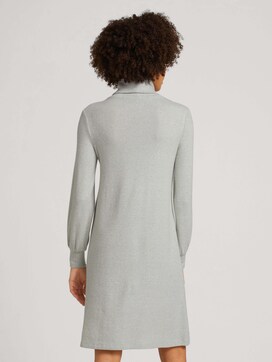 Melange midi dress with a turtleneck - 2 - TOM TAILOR
