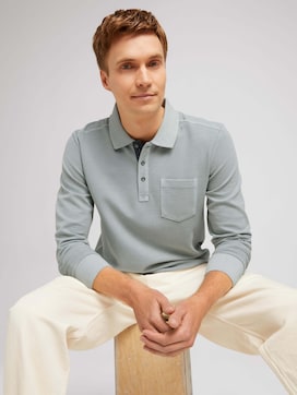 Polo shirt with a chest pocket - 5 - TOM TAILOR