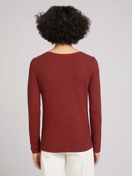 jumper with a finely knitted pattern - 2 - TOM TAILOR