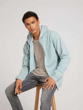 Sweat jacket with organic cotton - 5 - TOM TAILOR Denim