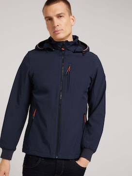 Softshell jacket with a hood - 5 - TOM TAILOR