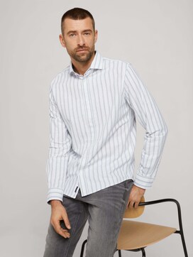 Striped basic shirt - 5 - TOM TAILOR