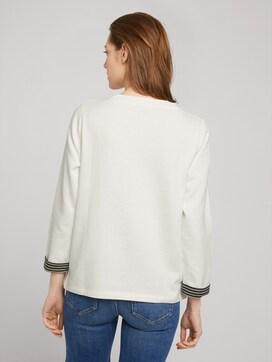 Organic cotton sweatshirt - 2 - TOM TAILOR
