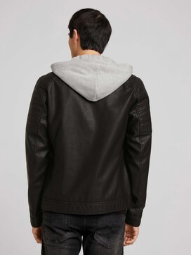 Faux leather biker jacket with TENCEL ™ - 2 - TOM TAILOR Denim