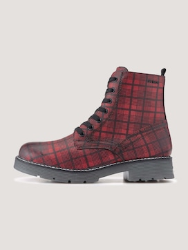 Boot with a checked pattern - 7 - TOM TAILOR
