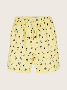Swimming trunks with a palm tree pattern - 7 - TOM TAILOR