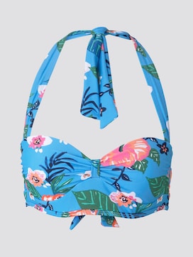 Bikini top with a floral pattern - 7 - TOM TAILOR