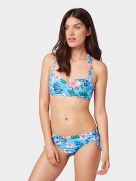 Bikini briefs with a floral pattern - 1 - TOM TAILOR