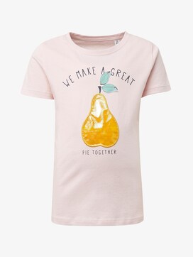 T-shirt met print op de borst - 7 - TOM TAILOR