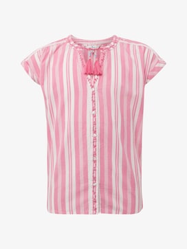 Striped kaftan blouse - 7 - TOM TAILOR
