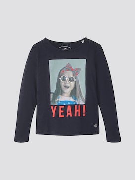 Long-sleeved shirt with photo print - 7 - TOM TAILOR