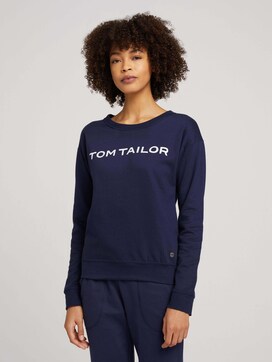 Loungewear sweatshirt - 1 - TOM TAILOR