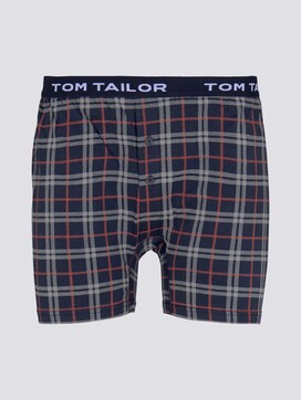 Tom Tailor Woven Boxer Shorts 2 Pack - Blue-Multi-Check
