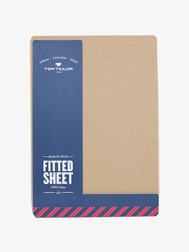 Fitted bed sheet made of jersey - 1 - TOM TAILOR