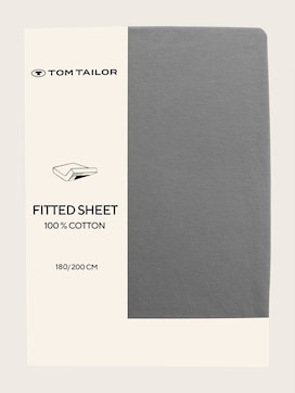 Fitted bed sheet made of jersey - 7 - TOM TAILOR