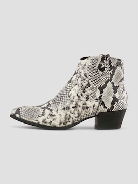 Snake ankle boots - 7 - TOM TAILOR