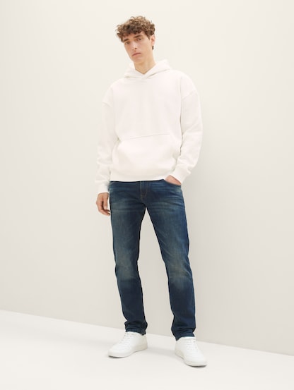 TOM TAILOR ALEXA SLIM - Slim fit jeans - random bleached/blue denim/light-blue  denim - Zalando.de