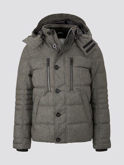 tom tailor puffer jacket with hood