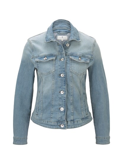TOM TAILOR Denim Damen Denim Biker Jeansjacke