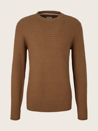 Tom Tailor Fine Knitted V-Neck Sweater suéter para Hombre 