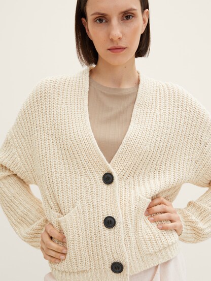 Tom Tailor Knitted Cardigan pink casual look Fashion Knitwear Knitted Cardigan 