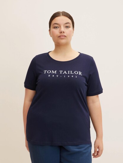 Damen Kleidung Tops & T-Shirts T-Shirts Tom Tailor T-Shirts Süßes geripptes und gestreiftes T-Shirt von Tom Tailor 