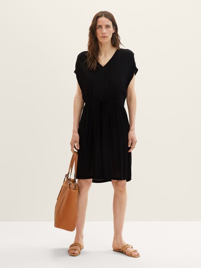 Dress with an adjustable drawstring by Tom Tailor