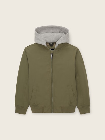 detachable jacket hood Tom Bomber with Tailor a by
