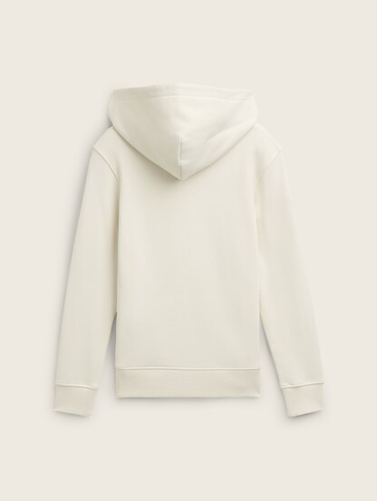 Plain white cotton hoodie best sale