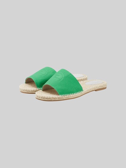 TOM TAILOR Damen Flacher Slipper – Aus Synthetik, Mit Thermoplastischem Elastomer-Verschluss