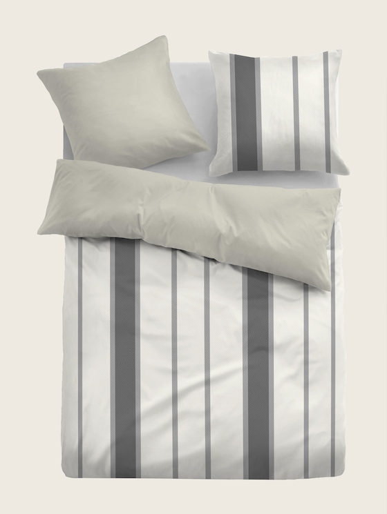 Linge de lit rayé par Unisex, grau / grey