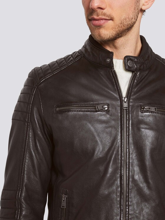 Leather jacket (Brown) - from TOM TAILOR