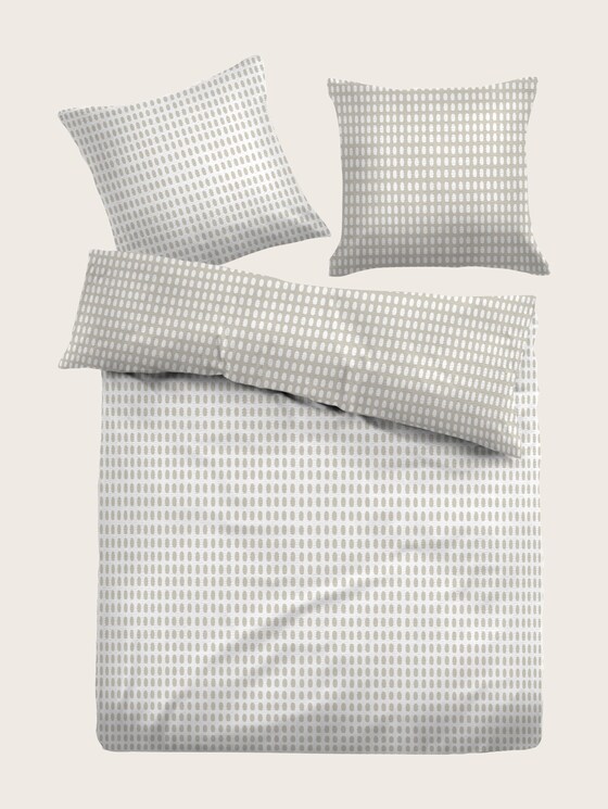 Seersucker bed linen with dotting