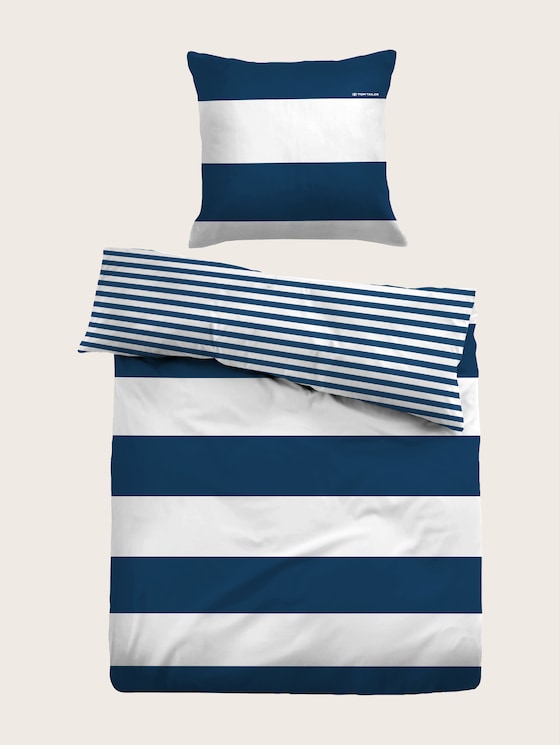 Striped bed linen