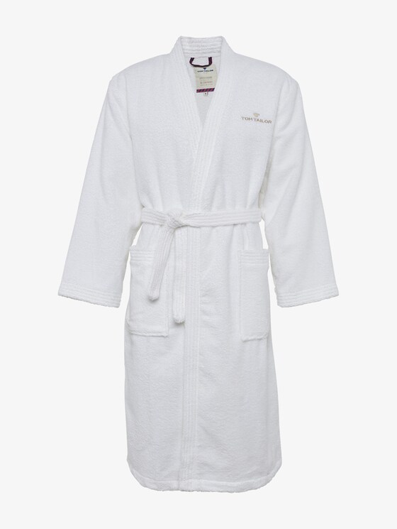 Basic badjas door Unisex, white