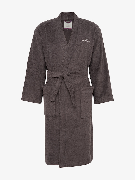 Peignoir basique par Unisex, dunkelgrau / dark grey