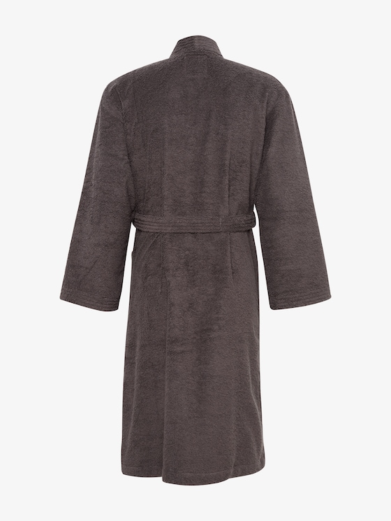 Basic badjas door Unisex, dunkelgrau / dark grey