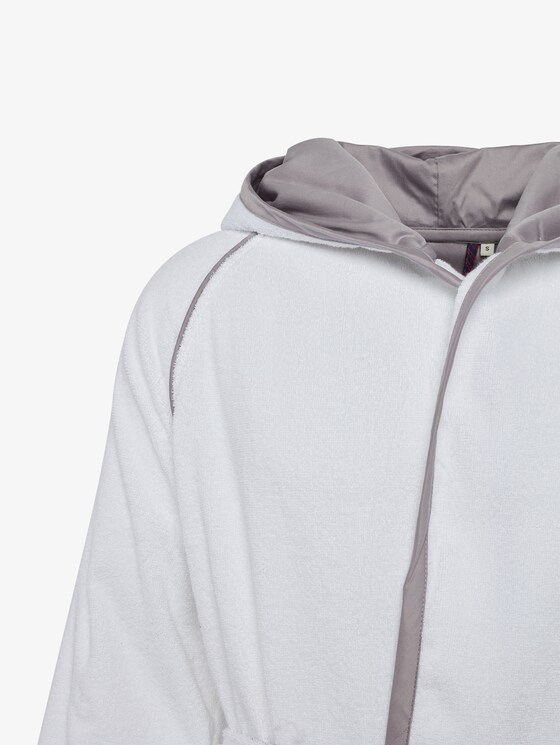 Bademantel mit Satin-Details - unisex - white Bademantel mit Satin-Details - unisex - white - 3 - TOM TAILOR