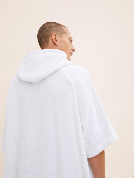 Hooded surf poncho