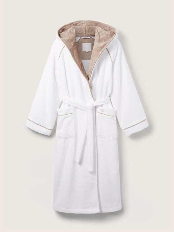 Badjas door Unisex, white