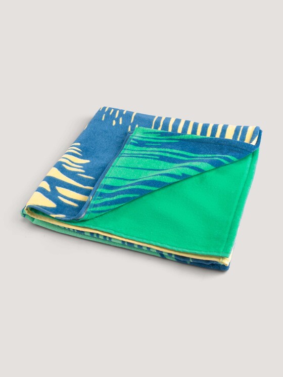 Strandhandtuch mit Print - unisex - gruen / green Strandhandtuch mit Print - unisex - gruen / green - 7 - TOM TAILOR