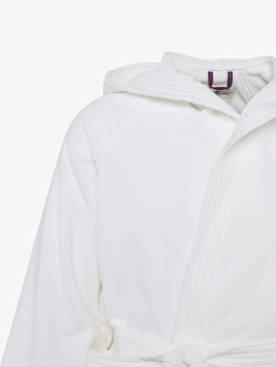 Badjas met capuchon door Unisex, white