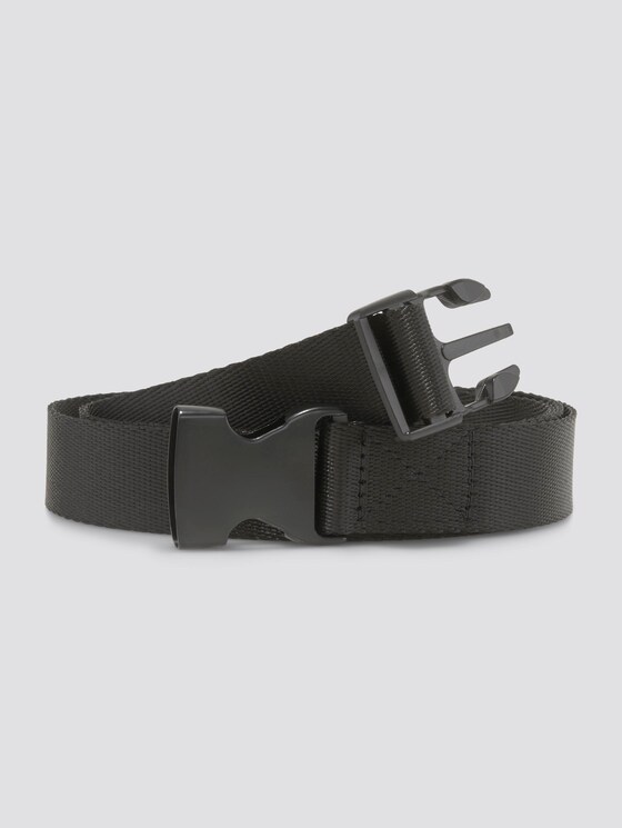 Extra langer Stoffgürtel mit Schnallenverschluss - Männer - black Extra langer Stoffgürtel mit Schnallenverschluss - Männer - black - 7 - TOM TAILOR Denim